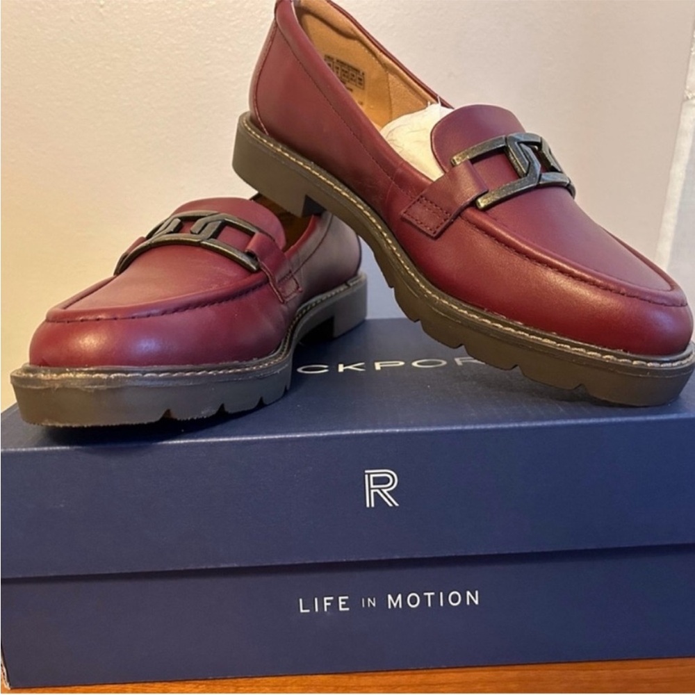 Rockport Women's Burgundy Loafers